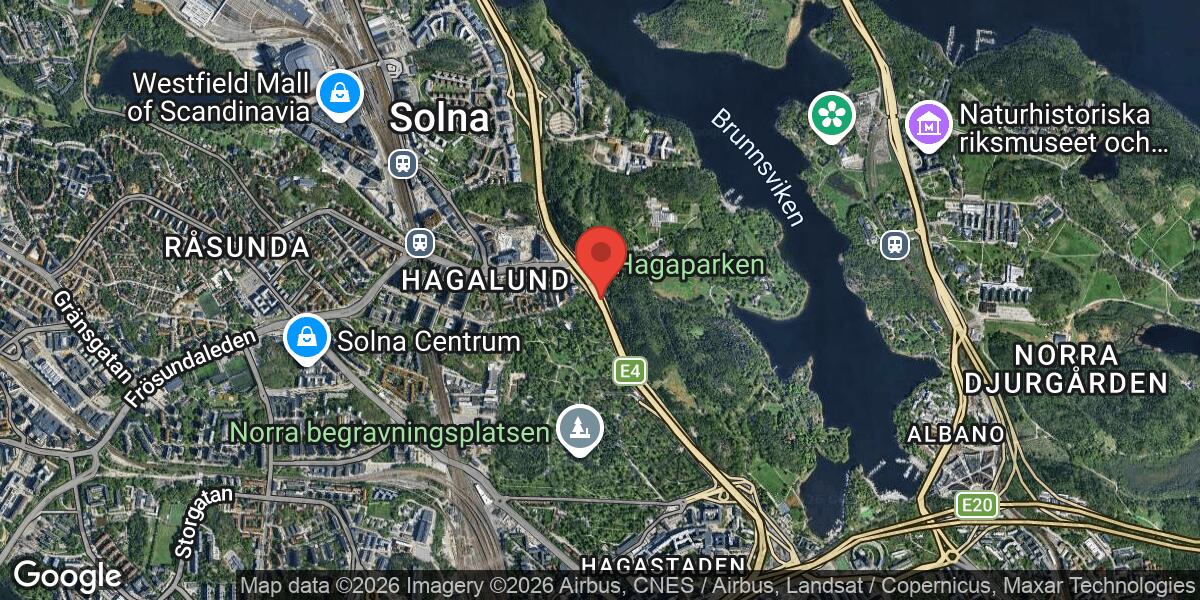 Fordonshaveri på E4 vid Haga Norra påverkar trafiken mot Uppsala