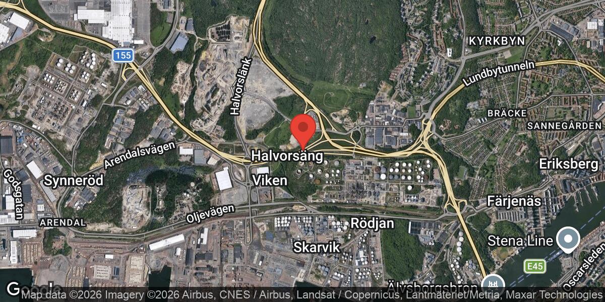 Olycka på väg 155 mellan Vädermotet och Ytterhamnsmotet i riktning mot Öckerö