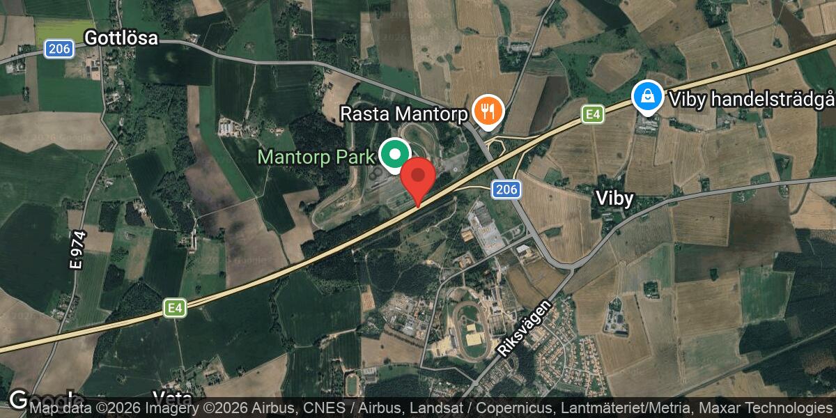 Vägarbete på E4 mellan Vida Vättern och Lövstad under tisdagen