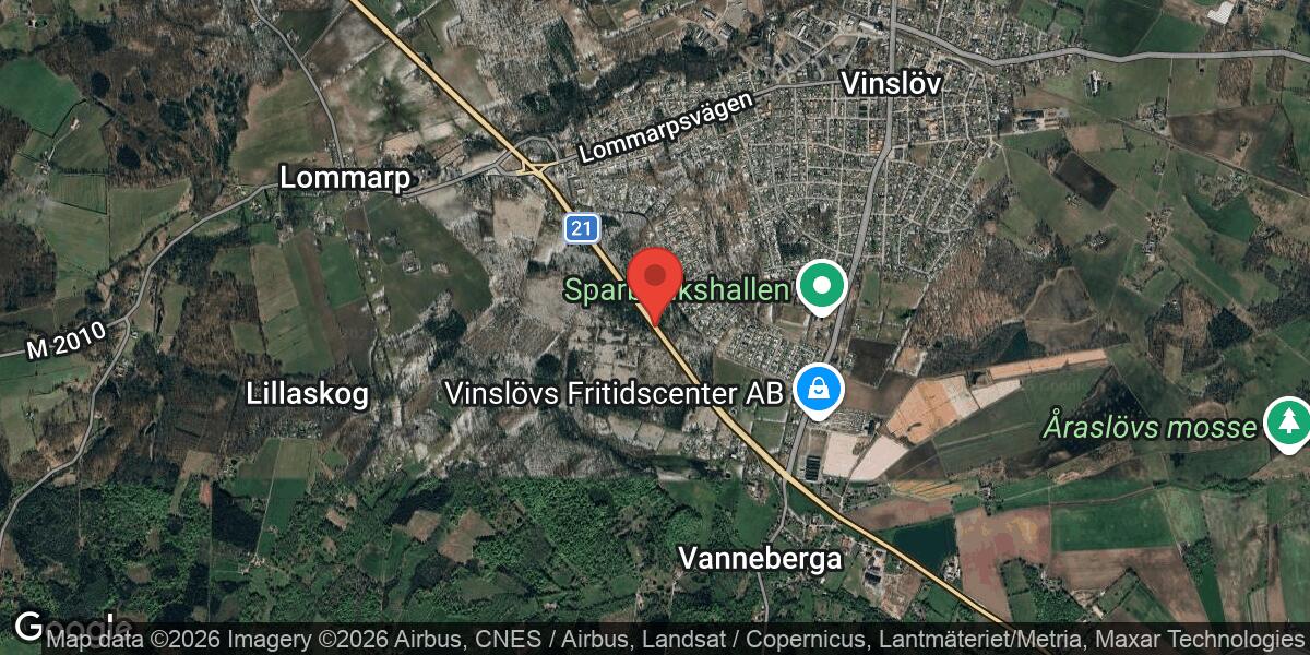 Vägarbete på Väg 21 mellan Lommarp och Vanneberga avslutat