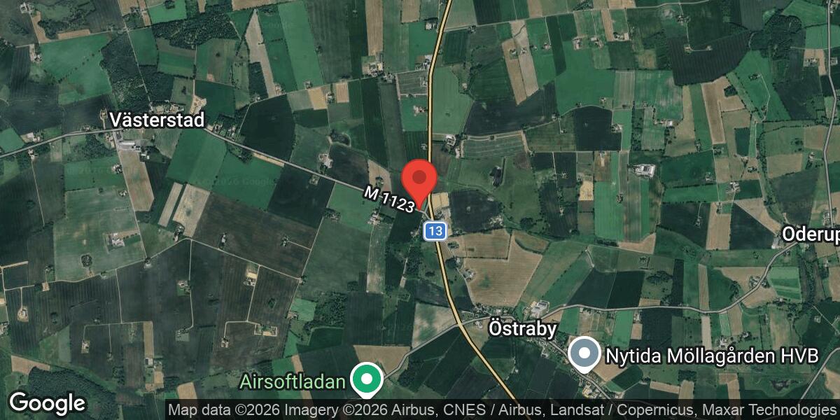 Vägarbete på Väg 1123 norr om Östraby påverkar trafiken