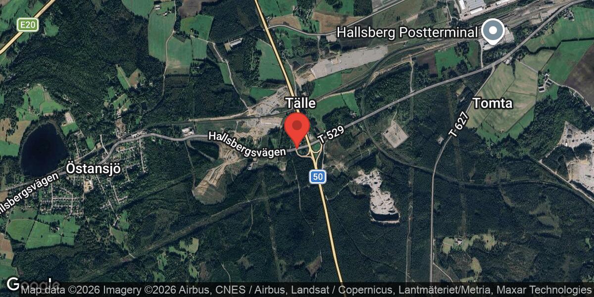 Vägarbete med risk för köbildning i Hallsberg – ett körfält avstängt