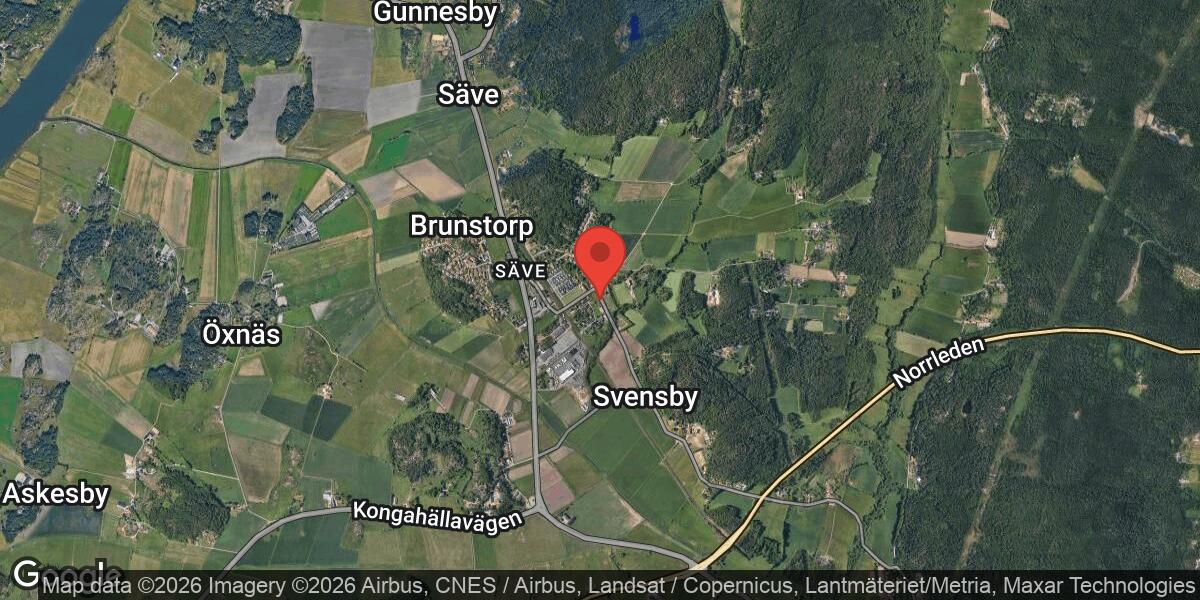 Vägarbete på Svensbyvägen vid Säve kyrka påverkar trafiken