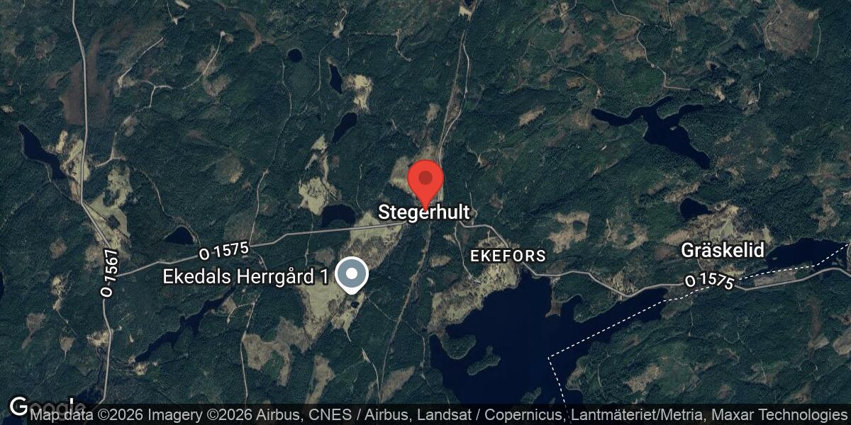 Vägarbete på Väg 1575 mellan Svedjorna och Gräskelid pågår till 29 april