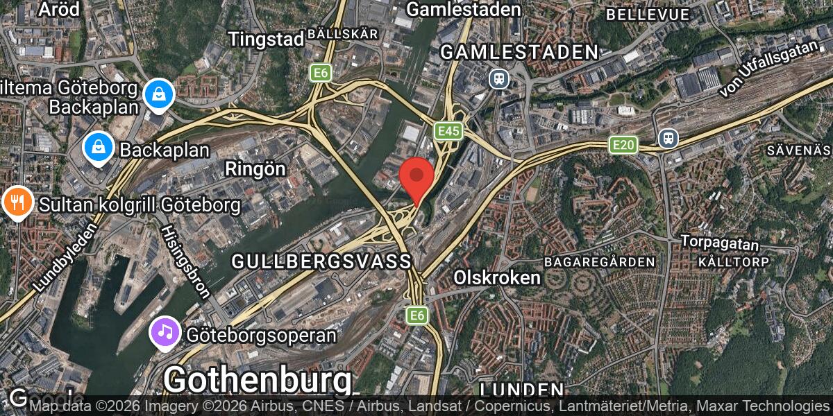 Vägarbete på E45 vid Säveån påverkar trafiken i Göteborg