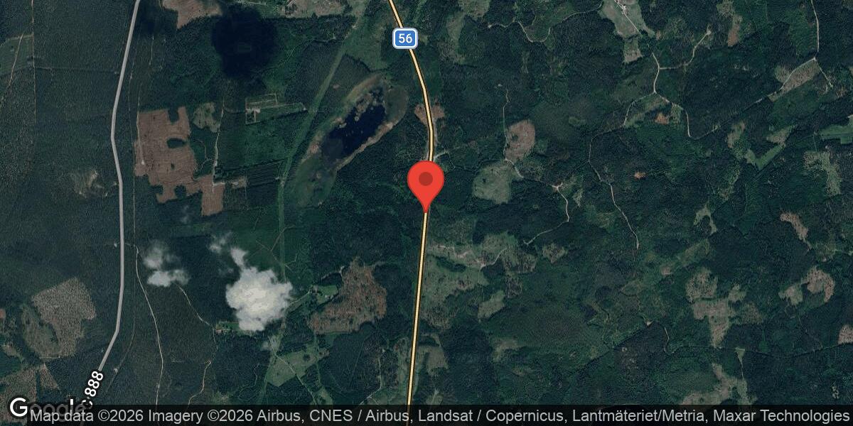 Sandsopning på Väg 56 mellan Byggningen och länsgränsen i Heby