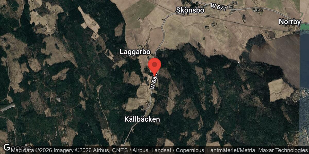 Beläggningsarbete på Väg 680 mellan Ingvallsbenning och Sjönsbo