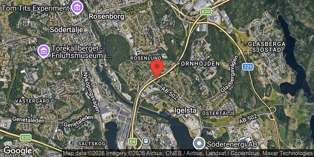 Vägarbete stänger E4 mellan Saltskog och Moraberg mot Stockholm till 7 maj 2026