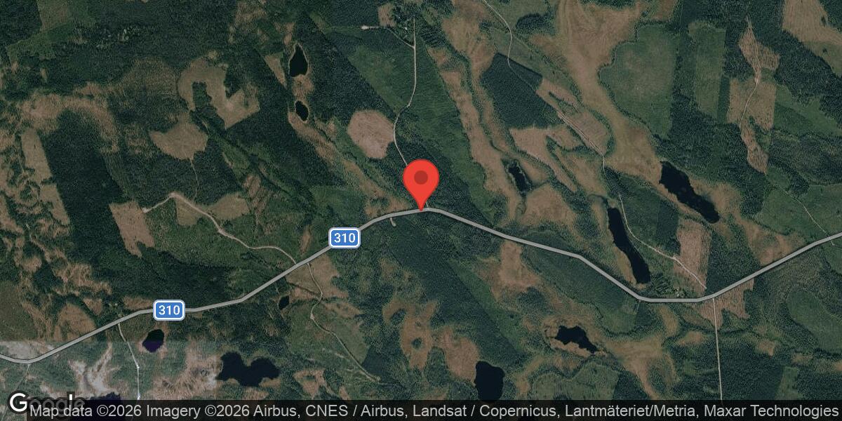Vägarbete på väg 310 mellan Lossjön och Korskrogen med begränsad framkomlighet
