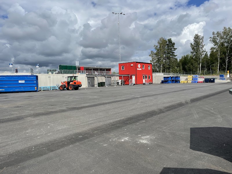 Nytt inpasseringssystem på återvinningscentralen i Hallsberg