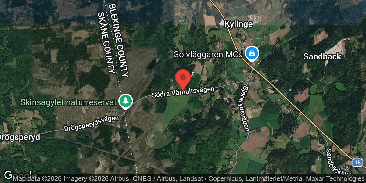 Trafikolycka med flera fordon på väg 534 mellan Djupadal och Kylinge