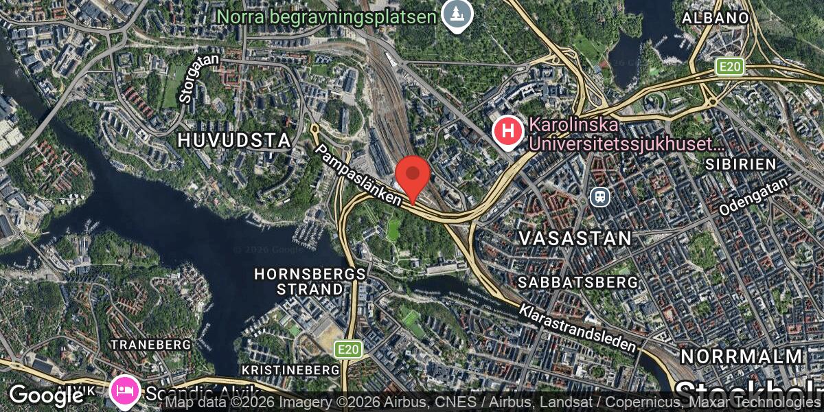 Vägen Pampaslänken avstängd med stor påverkan under natten 11-12 maj