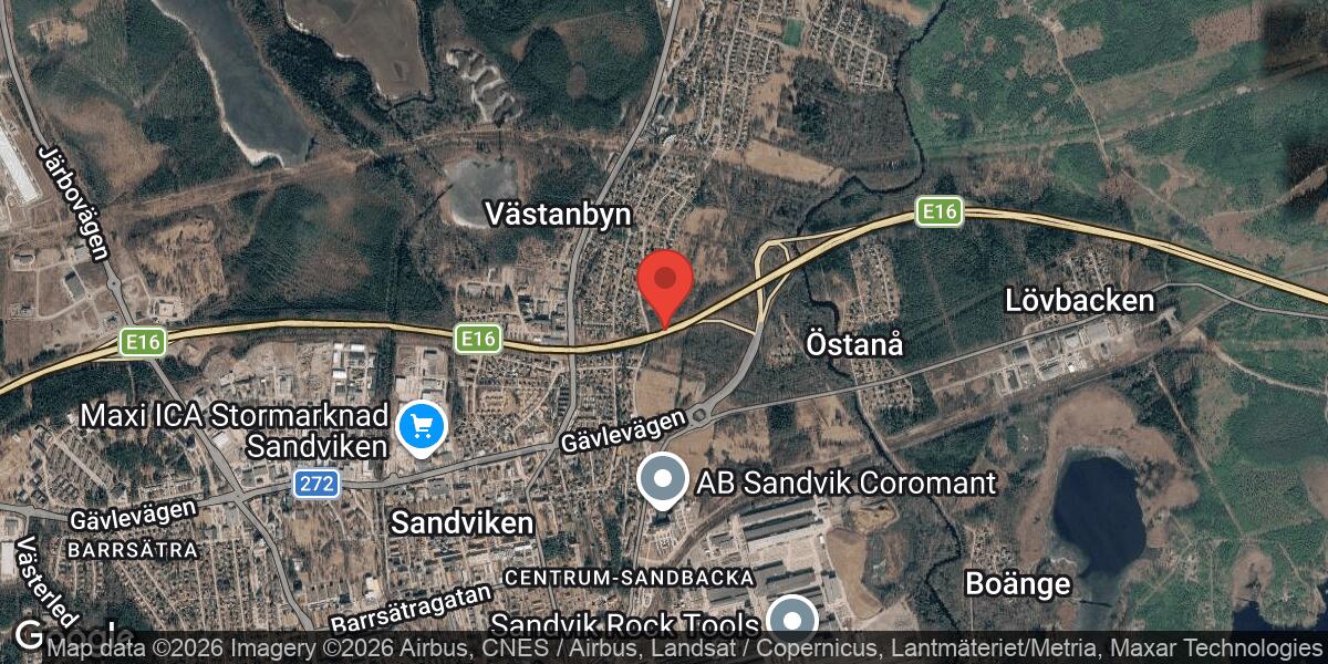Vägarbete på E16 mellan Trafikplats Gävle V och Trafikplats Tegelbruket avslutat