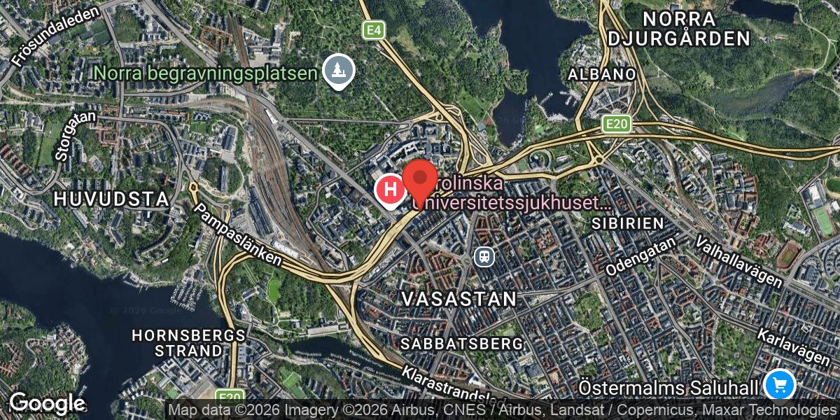 Fordonshaveri på E4 vid Eugeniatunneln i riktning mot Södertälje