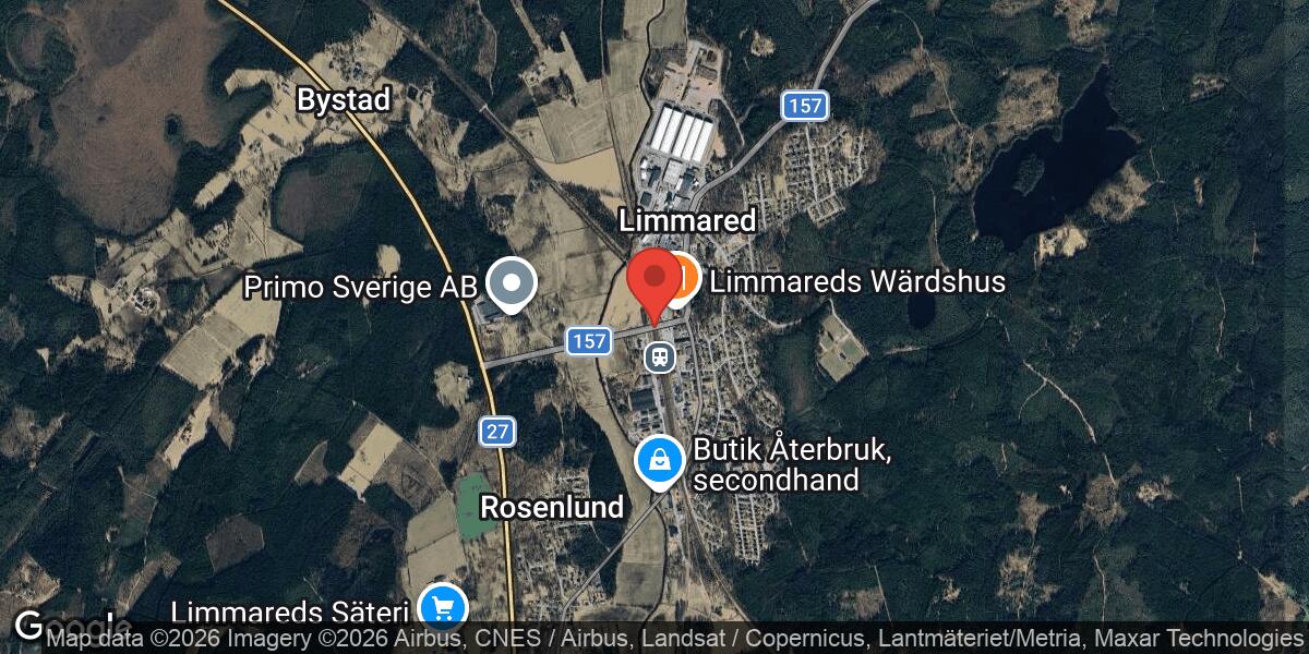 Beläggningsarbete på Väg 157 mellan Limmared och Limmared C avslutat