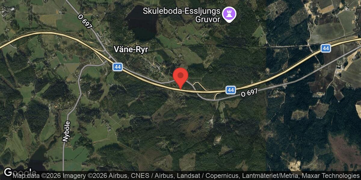 Underhållsarbete på Väg 44 mellan Trafikplats Grunnebo och Ramserödsmotet avslutat