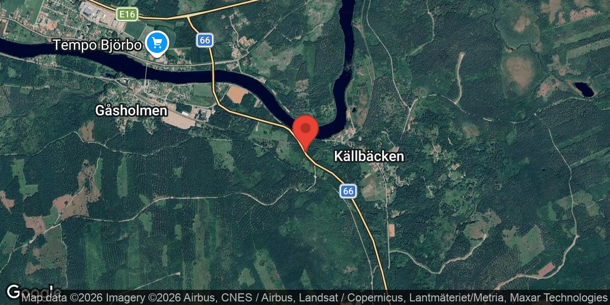 Vägarbete med stor påverkan på väg 66 mellan Björbo hpl och Salån