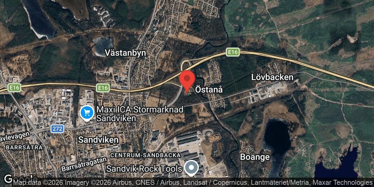 Vägarbete med belysningsarbete på E16 vid Sandviken avslutat