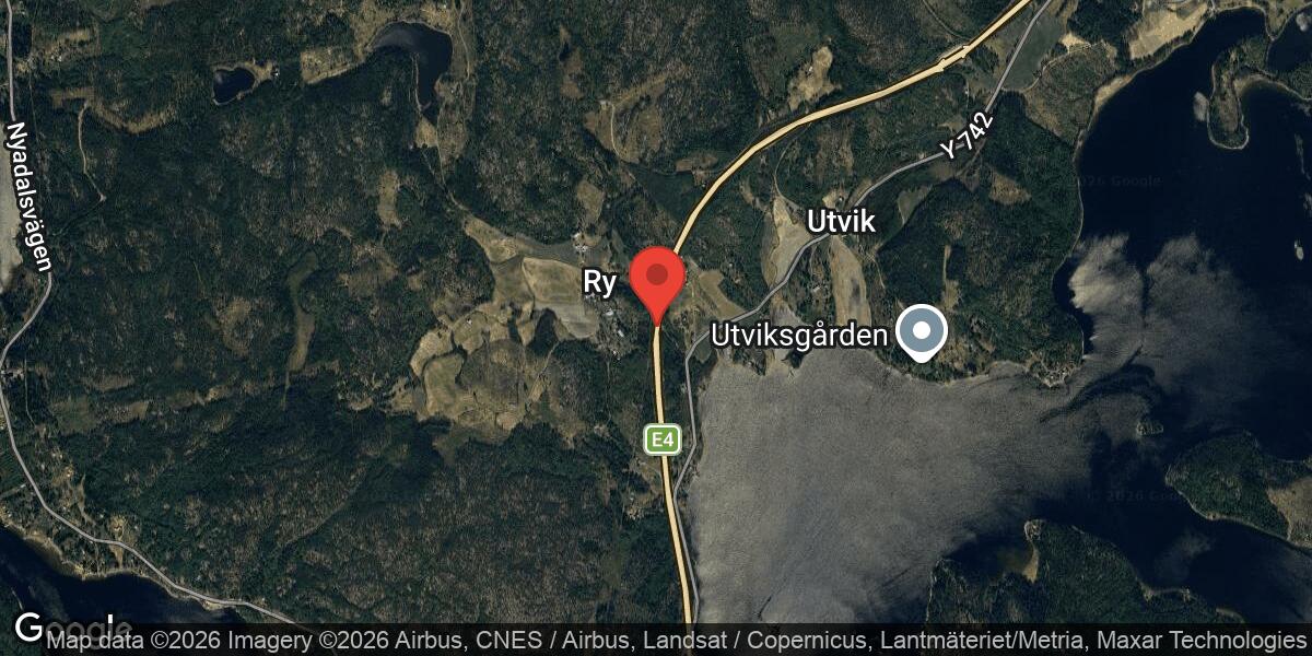 Däckhaveri på E4 mellan Skullersta och Nyadal påverkar trafiken