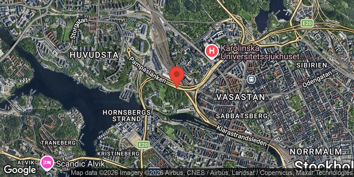 Vägarbete med stor påverkan vid E4/E20 Avfart Karlberg mot Ropsten