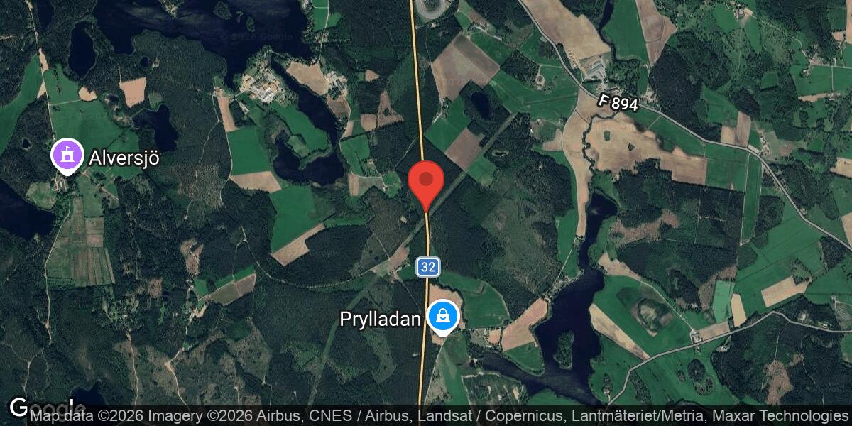 Fordonshaveri på Väg 32 mellan Nifsarp och Ryningsholm påverkar trafiken