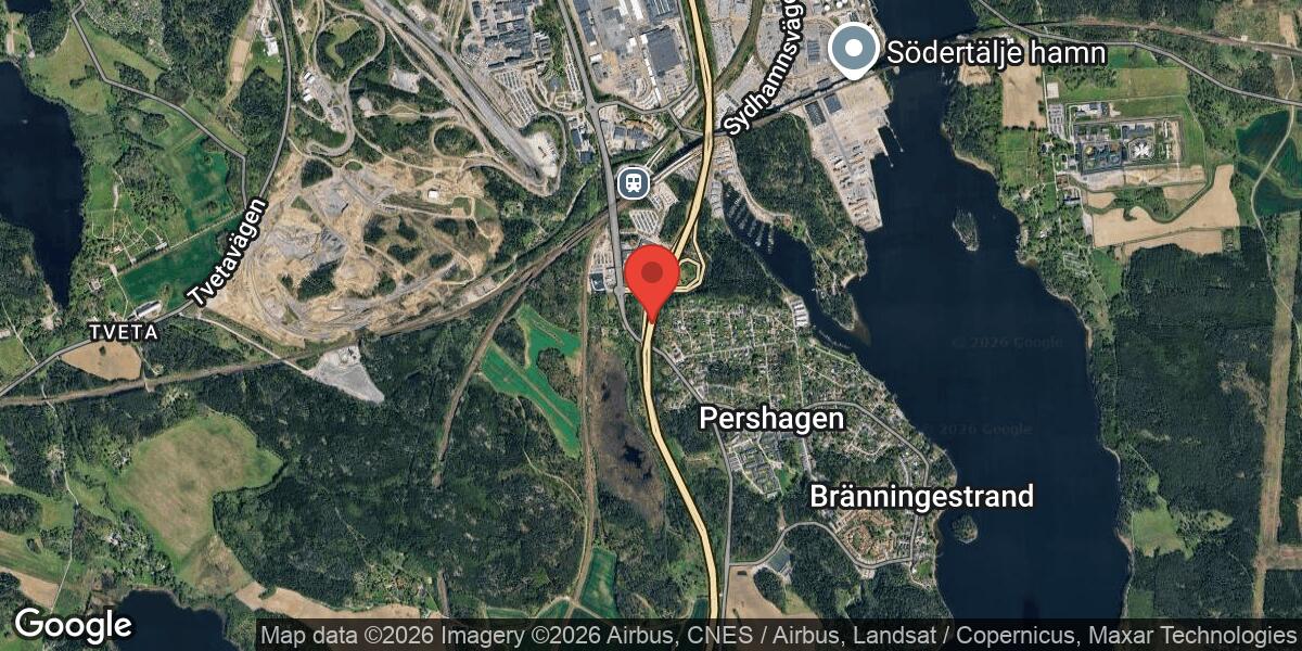 Fordonshaveri på E4 mellan Järna och Södertälje syd påverkar trafiken