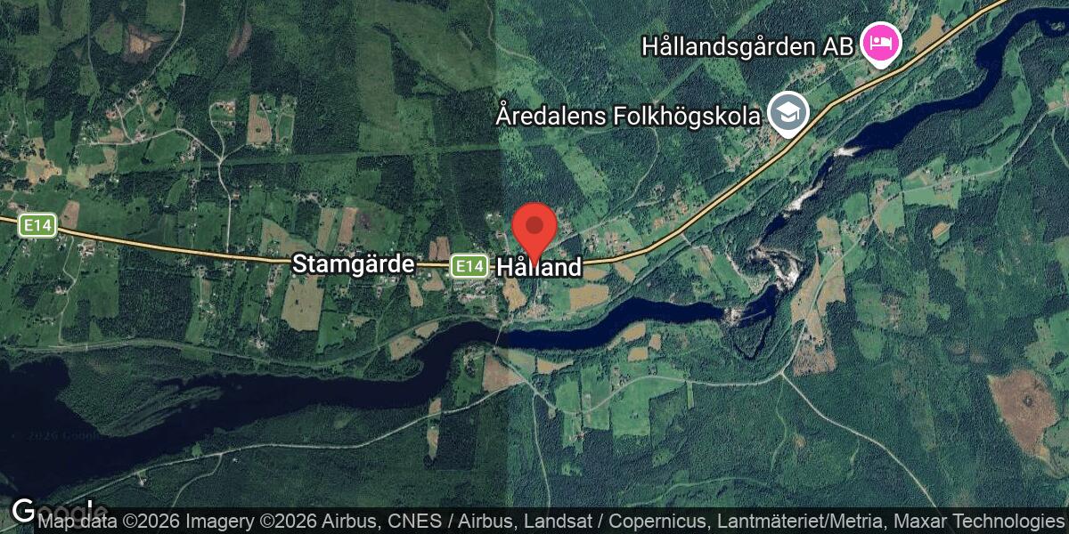Begränsad framkomlighet på E14 mellan Undersåkers Kyrka och Hålland på grund av vägarbete