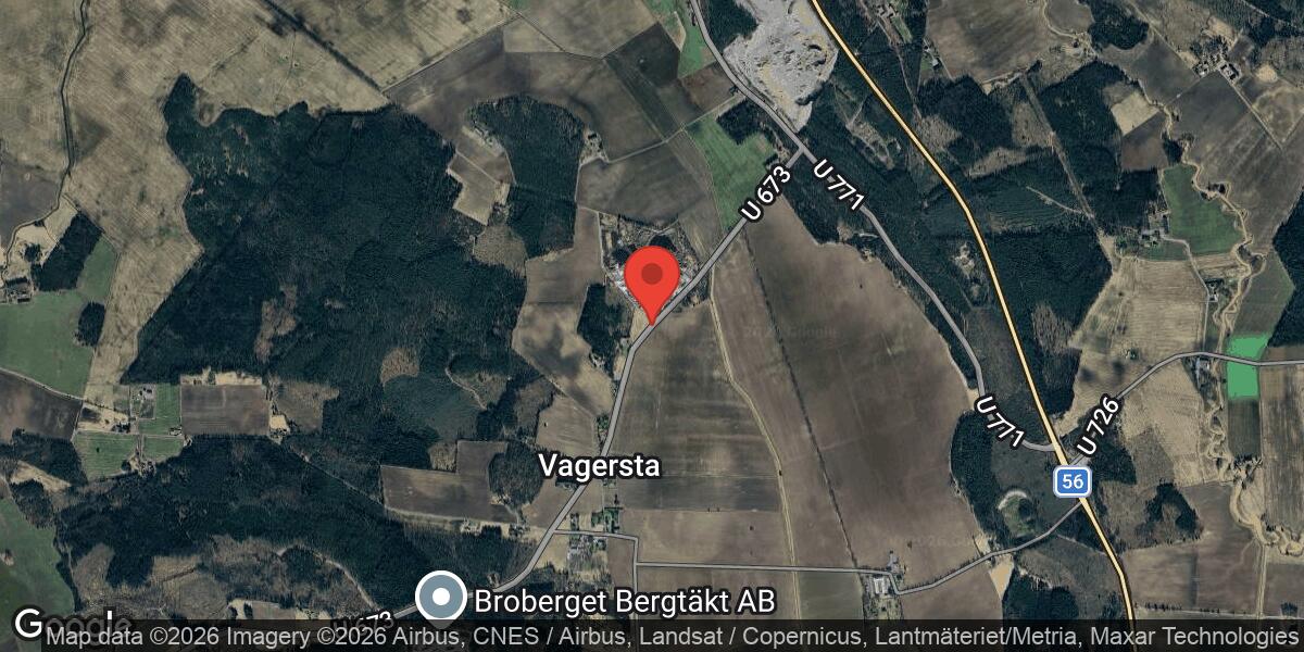 Nedfallet träd blockerade väg 673 vid Lilla Tomta