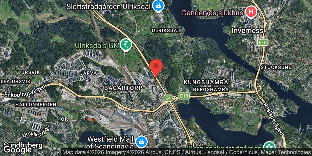 Olycka på E4 vid Trafikplats Järva Krog med mycket stor påverkan