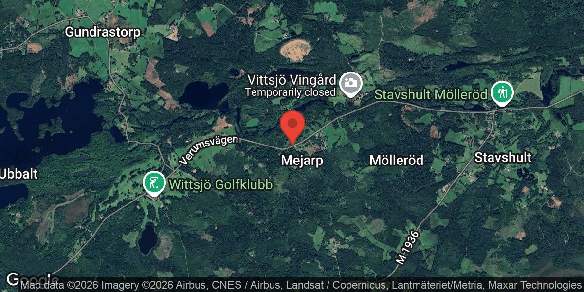 Vägarbete på väg 1942 mellan Vittsjö och Verum påverkar trafiken