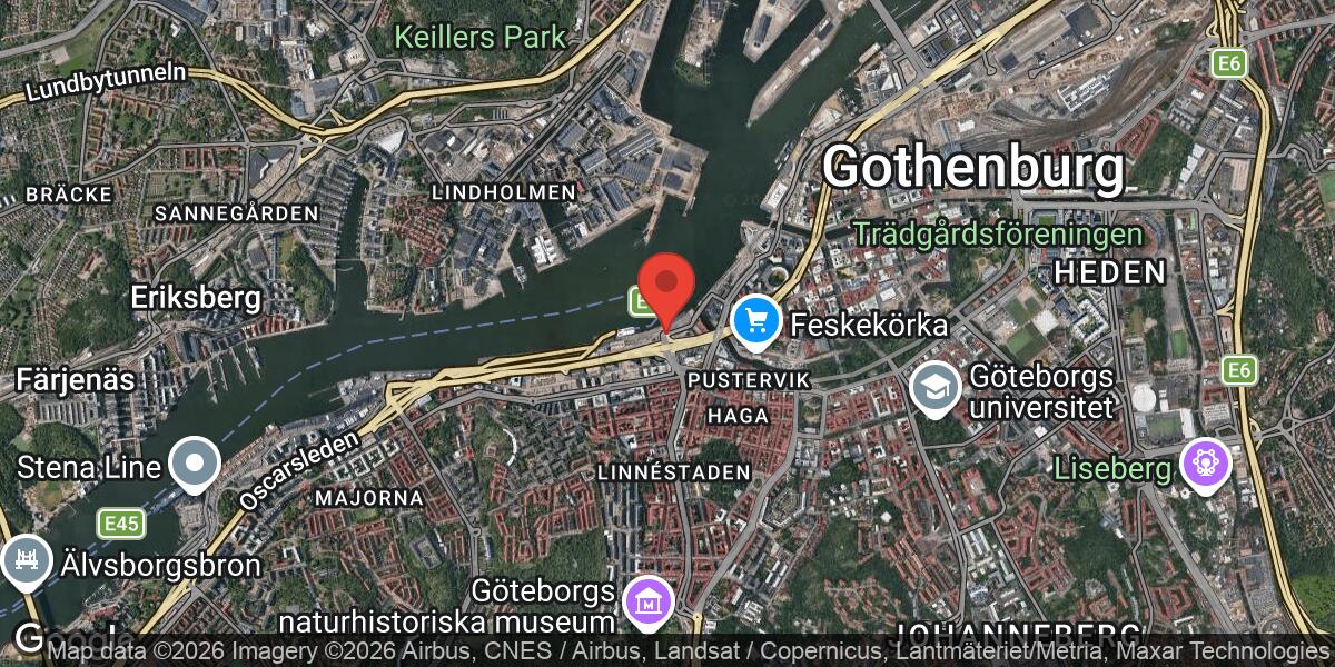 Kabelarbete påverkar trafiken på Emigrantvägen i Göteborg