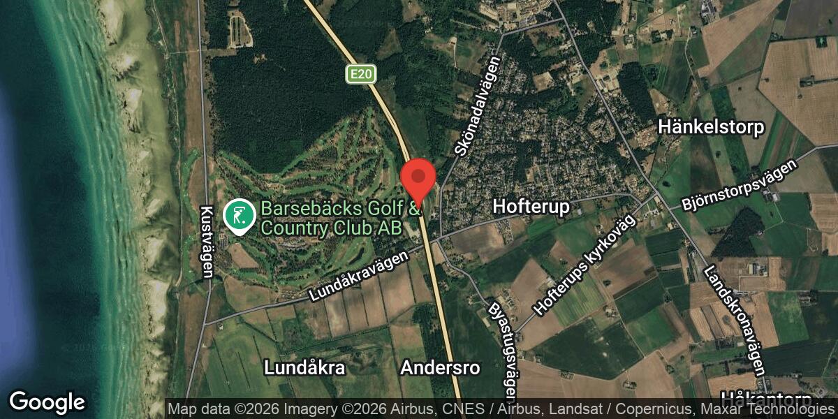 Singelolycka med personbil på E6 vid Hofterup påverkar trafiken