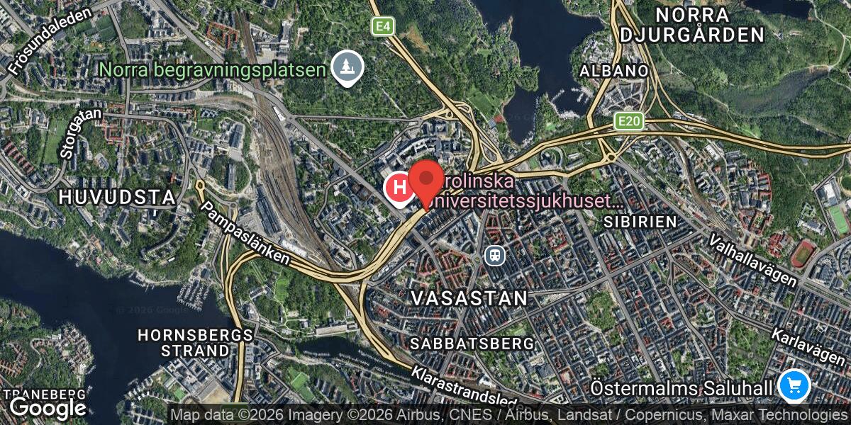 Olycka med tungt fordon på E4 vid Gärdestunneln – Norra Länken i riktning mot Uppsala