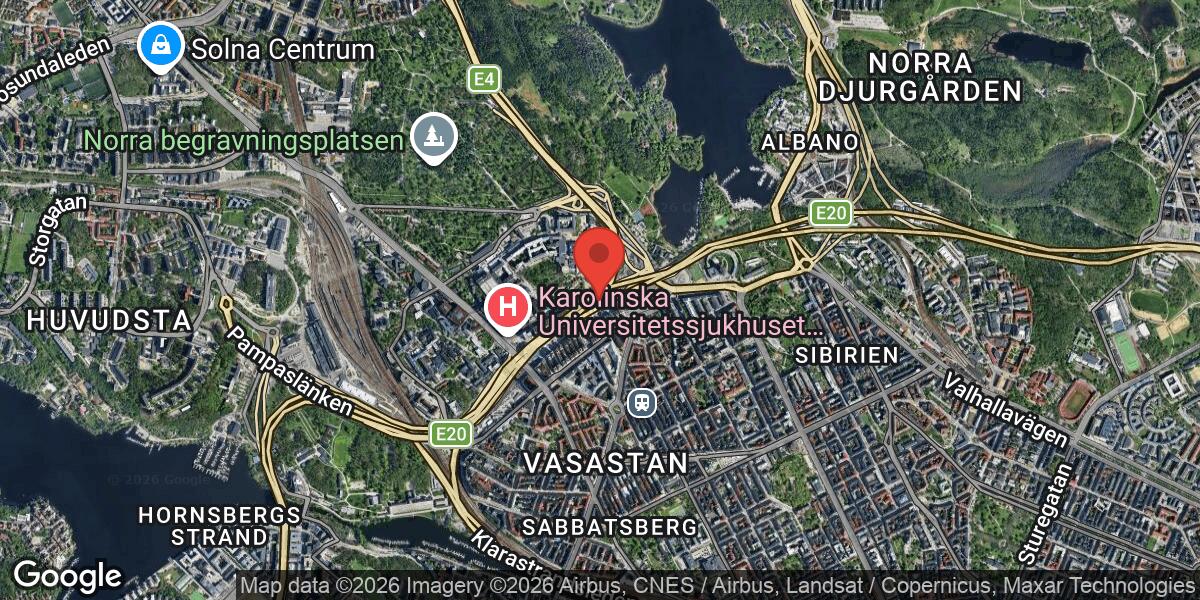 Fordonshaveri på E20 vid Norrtullstunneln påverkar trafiken mot Södertälje