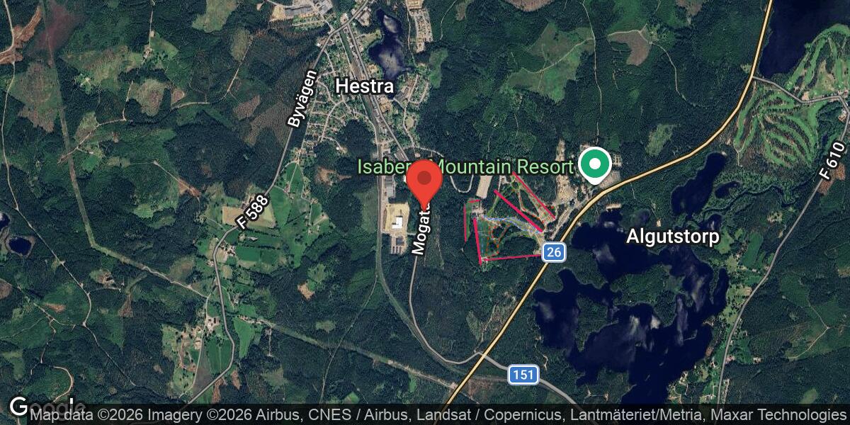 Beläggningsarbete påverkar trafiken på Väg 592 mellan Isaberg och Hestra