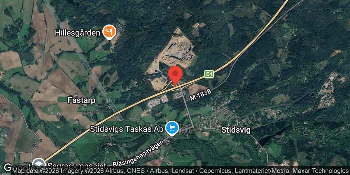 Singelolycka stänger E4 vid trafikplats Mölletofta – kraftig trafikpåverkan