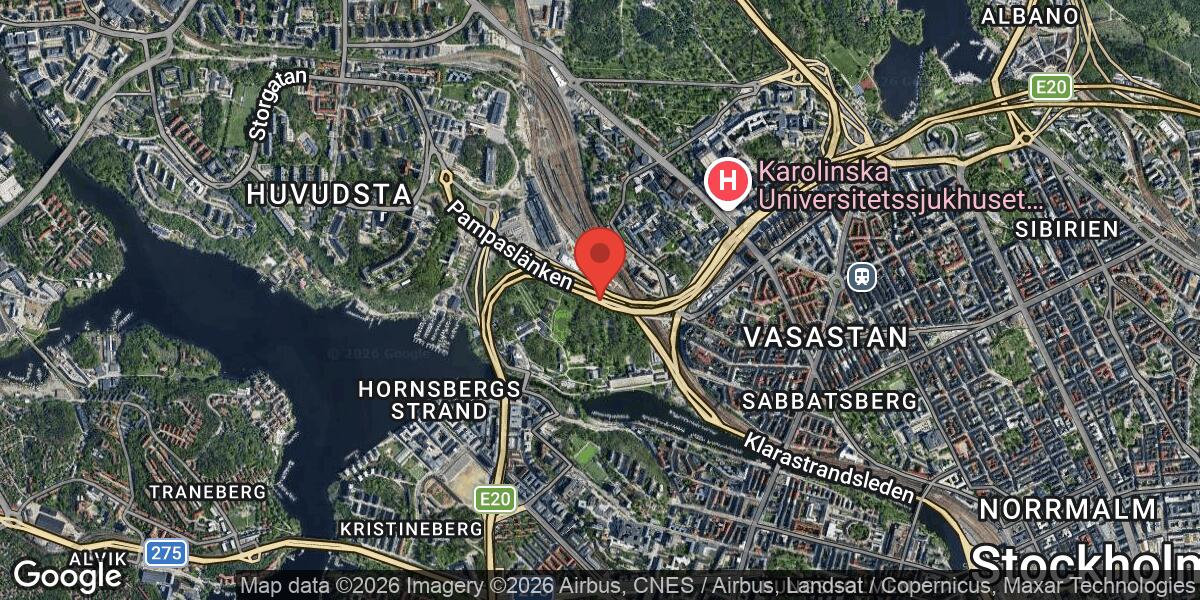 Norra Länken avstängd på grund av drift- och underhållsarbeten
