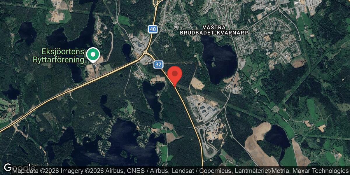Vägarbete på Väg 32 vid Eksjö påverkar trafiken under dagen