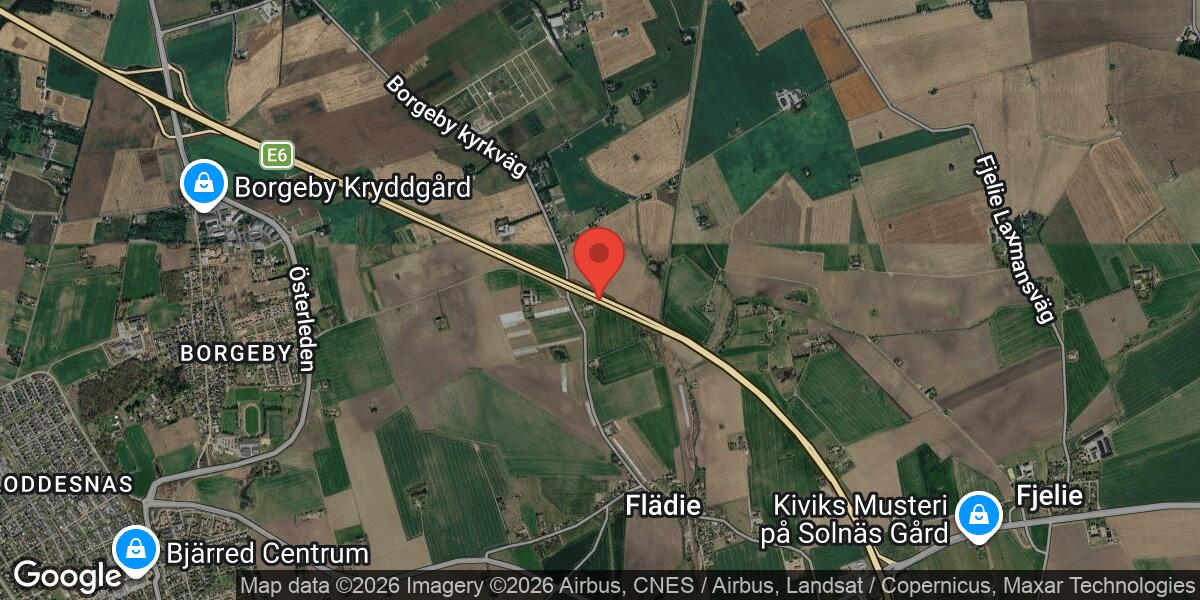 Trafikolycka med flera fordon på E6 mellan Löddeköpinge och Flädie