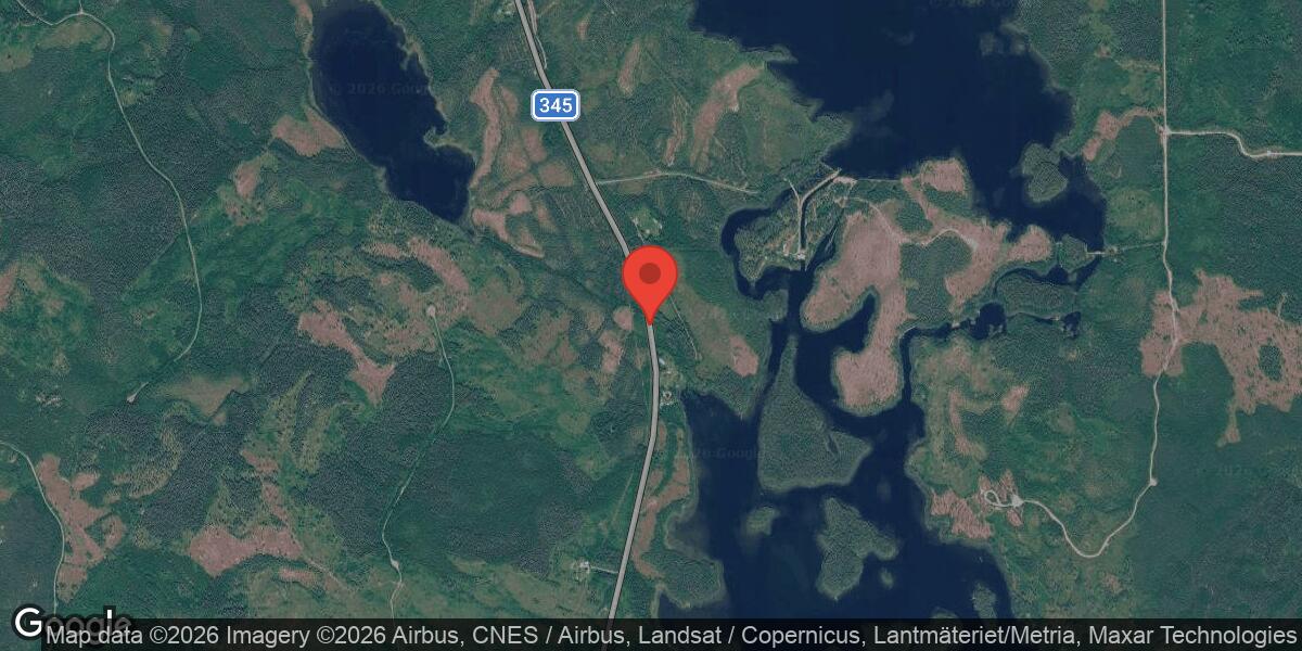 Vägarbete med total avstängning på väg 345 mellan Ulriksfors S och Färjsundet
