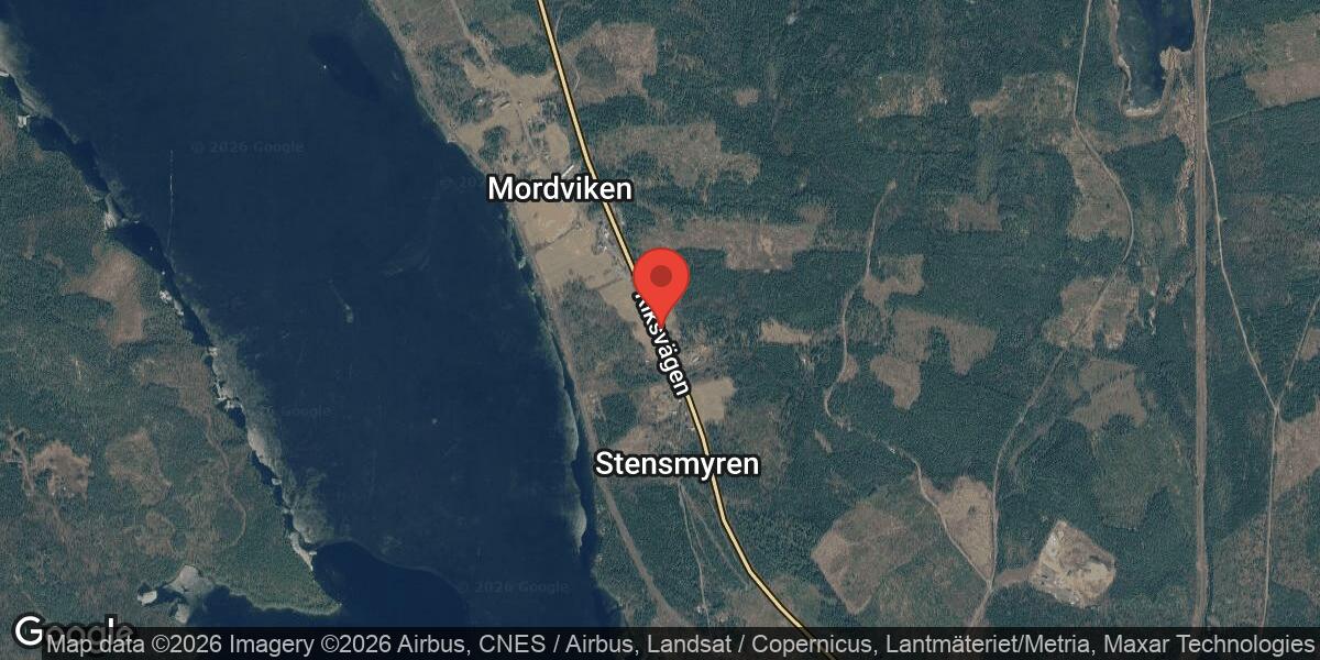 Nedfallet träd blockerade E14 mellan Bräcke och Mordviken