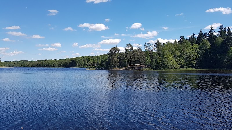 Lastbil välte på riksväg 27 – förare fast i fordonet