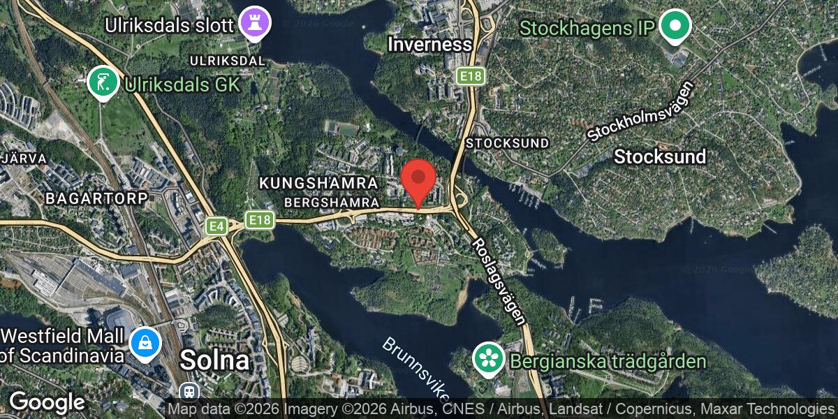 Översvämning på E18 mellan Bergshamra och Kungshamra