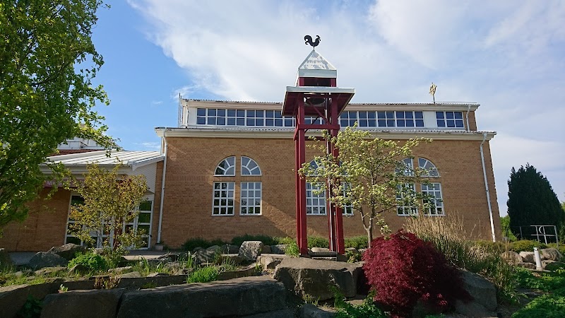 Midsommarfirande i trädgården vid Maria Magdalena kyrka