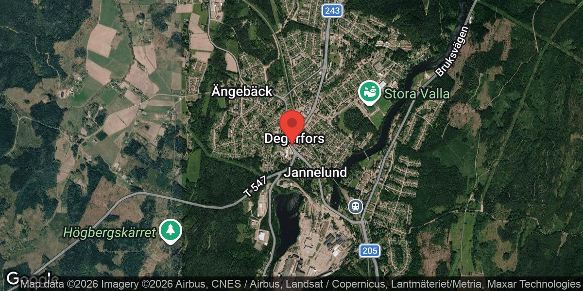 Singelolycka med lastbil på väg 205 vid korsningen med väg 243
