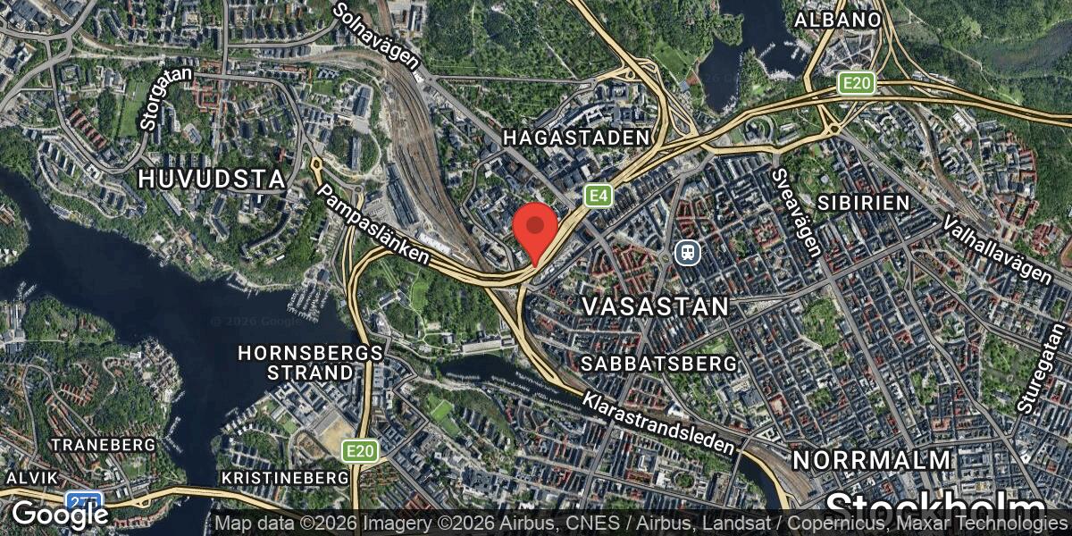 Fordonshaveri vid Infart Gärdestunneln påverkar trafiken på E4/E20 mot Ropsten