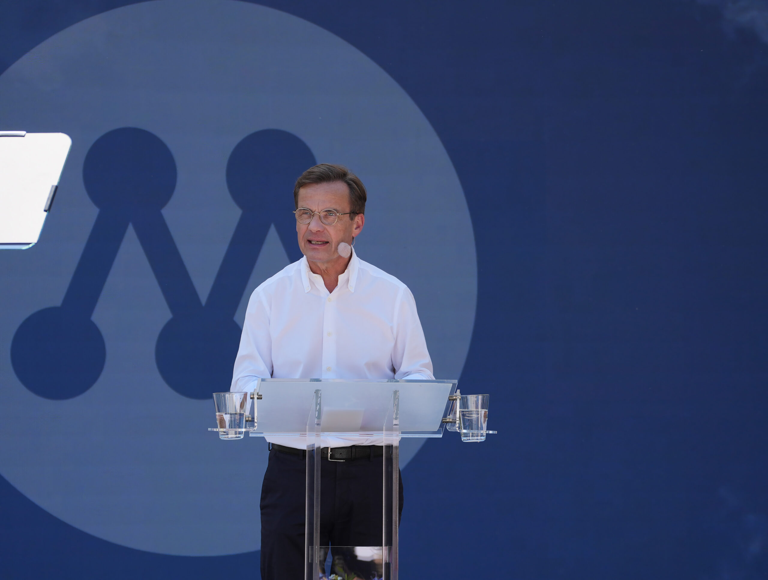 Kristersson i Almedalen 2026: vill införa ”föräldraavdrag” och fortsätta stram linje i brotts- och migrationspolitiken