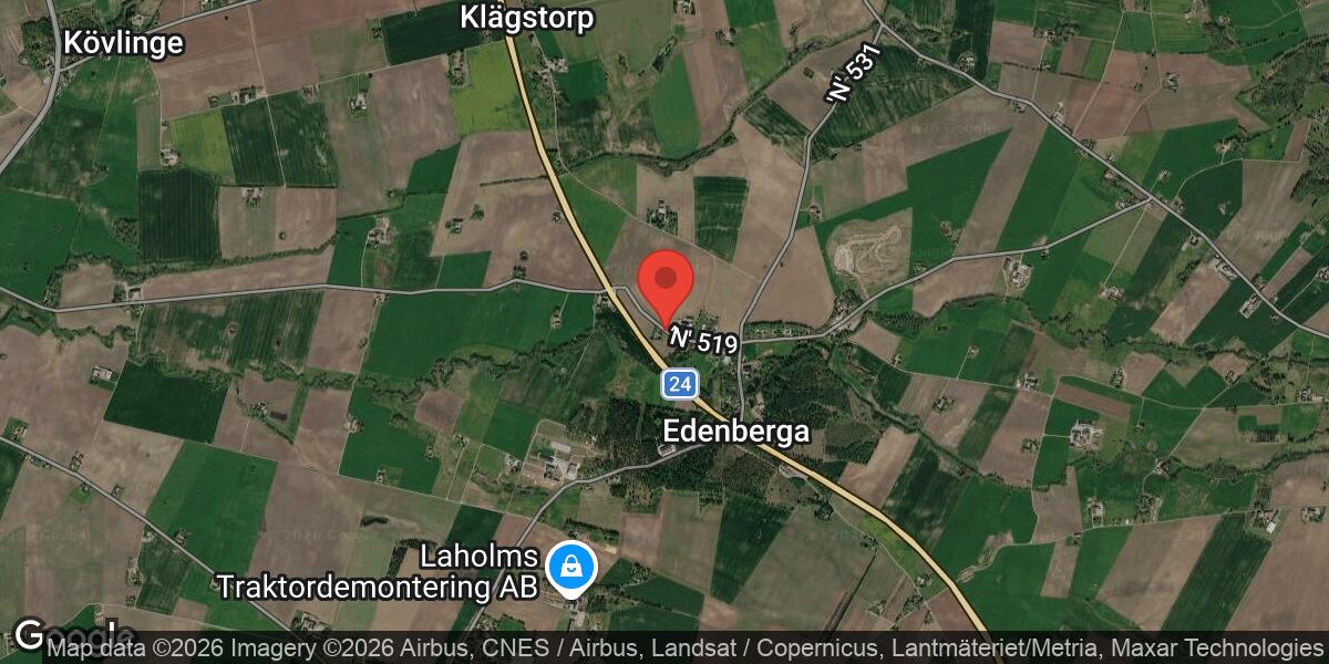 Vägarbete med begränsad framkomlighet på Väg 519 mellan Svingen och Lunnagården