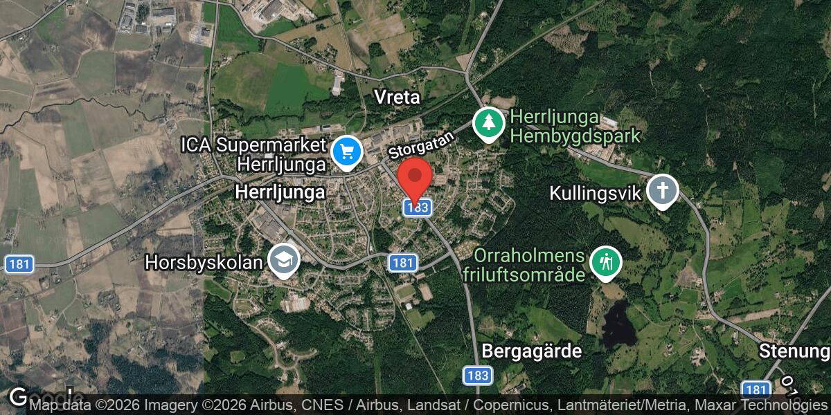 Vägarbete med ledningsarbete och nedsatt framkomlighet på Väg 183 vid Herrljunga