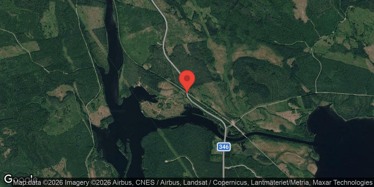 Vägarbete vid järnvägsövergången på väg 346 mellan Rossön och Hoting